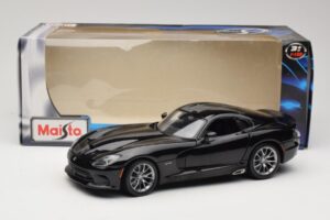 SRT Viper GTS Melns Maisto 1:18 31128 Metāls — attēls 8 no 8