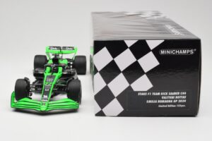 Stake F1 Team Kick Sauber C44 #77 V. Bottas Emilia Romagna GP 2024 Minichamps 1:18 117240177 Metāls — attēls 3 no 7