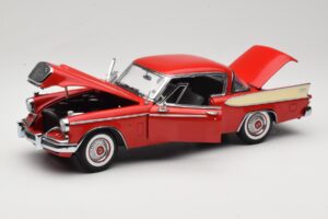 Studebaker Golden Hawk Apache Red Motor City 1:18 80009 Metāls — attēls 2 no 8
