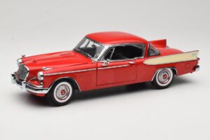 Studebaker Golden Hawk Apache Red Motor City 1:18 80009 Metāls