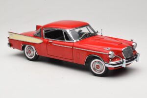 Studebaker Golden Hawk Apache Red Motor City 1:18 80009 Metāls — attēls 6 no 8