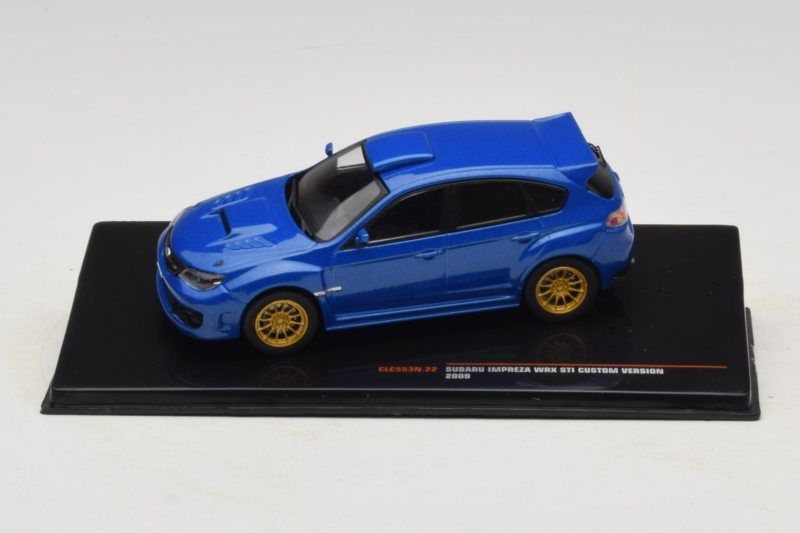 Subaru Impreza WRX STI GR Custom Version Zils IXO 1:43 CLC553N Metāls