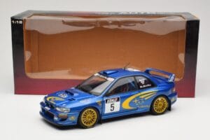 Subaru Impreza WRC #5 R. Burns / R. Reid Rally de France 1999 AUTOart 1:18 89993 Metāls — attēls 8 no 8