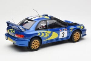 Subaru Impreza WRC #3 C. McRae / N. Grist Safari Rally Winner 1997 AUTOart 1:18 89792 Metāls — attēls 3 no 8