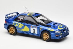 Subaru Impreza WRC #3 C. McRae / N. Grist Safari Rally Winner 1997 AUTOart 1:18 89792 Metāls — attēls 6 no 8