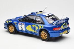 Subaru Impreza WRC #3 C. McRae / N. Grist Safari Rally Winner 1997 AUTOart 1:18 89792 Metāls — attēls 7 no 8