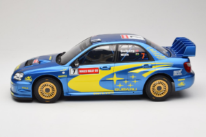 Subaru Impreza WRC S9 #7 P. Solberg / P. Mills Rally Great Britain 2003 Otto 1:12 G092 Sveķi — attēls 3 no 6