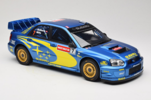 Subaru Impreza WRC S9 #7 P. Solberg / P. Mills Rally Great Britain 2003 Otto 1:12 G092 Sveķi — attēls 4 no 6
