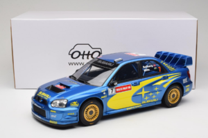 Subaru Impreza WRC S9 #7 P. Solberg / P. Mills Rally Great Britain 2003 Otto 1:12 G092 Sveķi — attēls 6 no 6