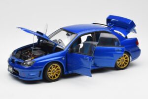Subaru Impreza WRX STI GD Zils AUTOart 1:18 78681 Metāls — attēls 2 no 8