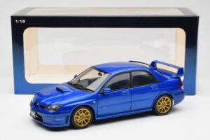 Subaru Impreza WRX STI GD Zils AUTOart 1:18 78681 Metāls — attēls 8 no 8