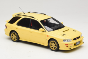 Subaru Impreza WRX STI Version VI Sport Wagon Cashmere Yellow Otto 1:18 OT1198 Metāls — attēls 4 no 6