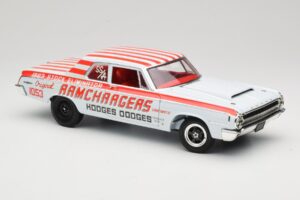 Dodge 330 Super Stock Ramchargers NHRA 1964 Highway 61 1:18 50044 Metāls — attēls 6 no 8