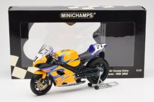 Suzuki GSX-R 1000 Team Alstare Corona Extra Y. Kagayama WSB 2005 Minichamps 1:12 122052271 Metāls — attēls 6 no 6