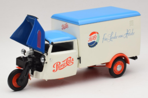 Tempo Dreirad Kastenwagen Pepsi Minichamps 1:18 150099024 Metāls — attēls 2 no 8