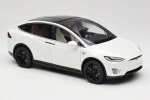Tesla Model X Balts OEM 1:18 TESLA001 Metāls — attēls 6 no 8