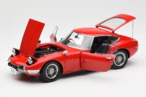 Toyota 2000 GT Sarkans AUTOart 1:18 78741 Metāls — attēls 2 no 8