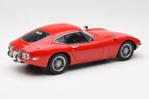 Toyota 2000 GT Sarkans AUTOart 1:18 78741 Metāls — attēls 3 no 8
