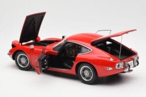Toyota 2000 GT Sarkans AUTOart 1:18 78741 Metāls — attēls 5 no 8