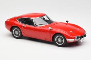 Toyota 2000 GT Sarkans AUTOart 1:18 78741 Metāls — attēls 6 no 8