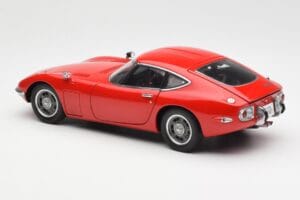 Toyota 2000 GT Sarkans AUTOart 1:18 78741 Metāls — attēls 7 no 8