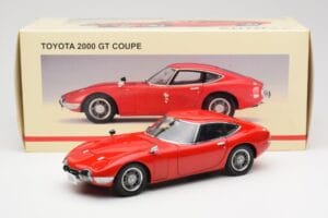 Toyota 2000 GT Sarkans AUTOart 1:18 78741 Metāls — attēls 8 no 8