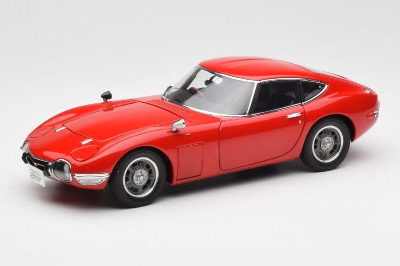 Toyota 2000 GT Sarkans AUTOart 1:18 78741 Metāls