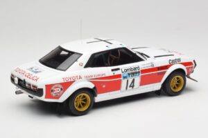 Toyota Celica 2000 GT RA21 #14 P-I. Walfridson RAC Rally 1977 IXO 1:18 18RMC189B Metāls — attēls 2 no 6