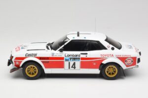 Toyota Celica 2000 GT RA21 #14 P-I. Walfridson RAC Rally 1977 IXO 1:18 18RMC189B Metāls — attēls 3 no 6