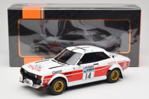 Toyota Celica 2000 GT RA21 #14 P-I. Walfridson RAC Rally 1977 IXO 1:18 18RMC189B Metāls — attēls 6 no 6