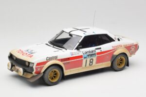 Toyota Celica 2000 GT RA21 #18 J-L. Therier RAC Rally 1977 IXO 1:18 18RMC189C Metāls