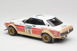 Toyota Celica 2000 GT RA21 #18 J-L. Therier RAC Rally 1977 IXO 1:18 18RMC189C Metāls — attēls 5 no 6