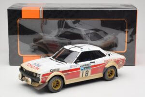 Toyota Celica 2000 GT RA21 #18 J-L. Therier RAC Rally 1977 IXO 1:18 18RMC189C Metāls — attēls 6 no 6