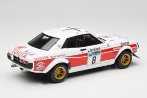 Toyota Celica 2000 GT RA21 #8 H. Mikkola / A. Hertz RAC Rally 1977 IXO 1:18 18RMC189A Metāls — attēls 2 no 6