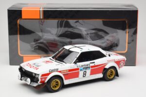 Toyota Celica 2000 GT RA21 #8 H. Mikkola / A. Hertz RAC Rally 1977 IXO 1:18 18RMC189A Metāls — attēls 6 no 6