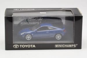 Toyota Celica T200 Tumši Zils Minichamps 1:43 TOYOTA006 Metāls — attēls 4 no 4