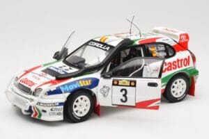 Toyota Corolla WRC #3 C. Sainz / L. Moya Safari Rally 1999 AUTOart 1:18 89982 Metāls — attēls 2 no 8