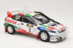 Toyota Corolla WRC #3 C. Sainz / L. Moya Safari Rally 1999 AUTOart 1:18 89982 Metāls — attēls 6 no 8
