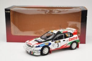 Toyota Corolla WRC #3 C. Sainz / L. Moya Safari Rally 1999 AUTOart 1:18 89982 Metāls — attēls 8 no 8