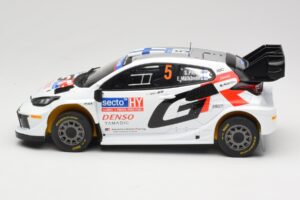 Toyota GR Yaris Rally1 #5 Toyota Gazoo Racing WRT S. Pajari / E. Malkonen Rally Finland 2024 IXO 1:18 18RMC217 Metāls — attēls 3 no 6