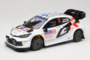 Toyota GR Yaris Rally1 #5 Toyota Gazoo Racing WRT S. Pajari / E. Malkonen Rally Finland 2024 IXO 1:18 18RMC217 Metāls