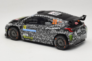 Toyota GR Yaris Rally2 #20 O. Solberg / E. Edmondson Rally Monte Carlo 2025 IXO 1:18 18RMC232 Metāls — attēls 5 no 6