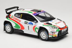 Toyota GR Yaris Rally2 #1 C. Ingram / R. Whittock Voyonic Grampian Forest Rally 2024 IXO 1:18 18RMC213 Metāls — attēls 4 no 6