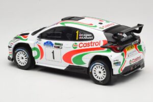 Toyota GR Yaris Rally2 #1 C. Ingram / R. Whittock Voyonic Grampian Forest Rally 2024 IXO 1:18 18RMC213 Metāls — attēls 5 no 6