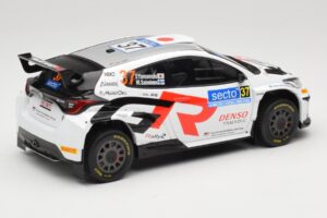 Toyota GR Yaris Rally2 #37 Y. Yamamoto Rally Finland 2024 IXO 1:18 18RMC212A Metāls — attēls 2 no 6