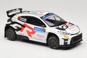 Toyota GR Yaris Rally2 #37 Y. Yamamoto Rally Finland 2024 IXO 1:18 18RMC212A Metāls — attēls 4 no 6
