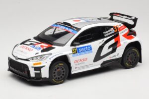 Toyota GR Yaris Rally2 #37 Y. Yamamoto Rally Finland 2024 IXO 1:18 18RMC212A Metāls