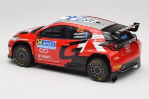 Toyota GR Yaris Rally2 #39 J-M. Latvala / E. Mälkönen Rally Finland 2024 IXO 1:18 18RMC211 Metāls — attēls 5 no 6