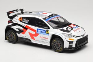Toyota GR Yaris Rally2 #44 H. Kogure Rally Finland 2024 IXO 1:18 18RMC212B Metāls — attēls 4 no 6
