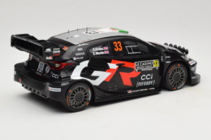 Toyota GR Yaris WRC #33 E. Evans / S. Martin Rally Monte Carlo 2025 IXO 1:18 18RMC229B Metāls — attēls 2 no 6